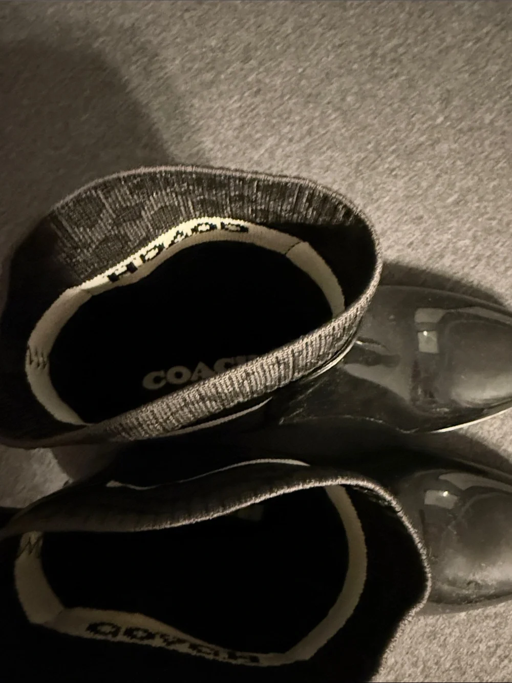 Coach Black Signature Chelsea Rain Booties for Women